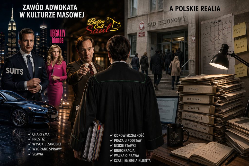 Zawód adwokata w kulturze masowej, a polskie realia